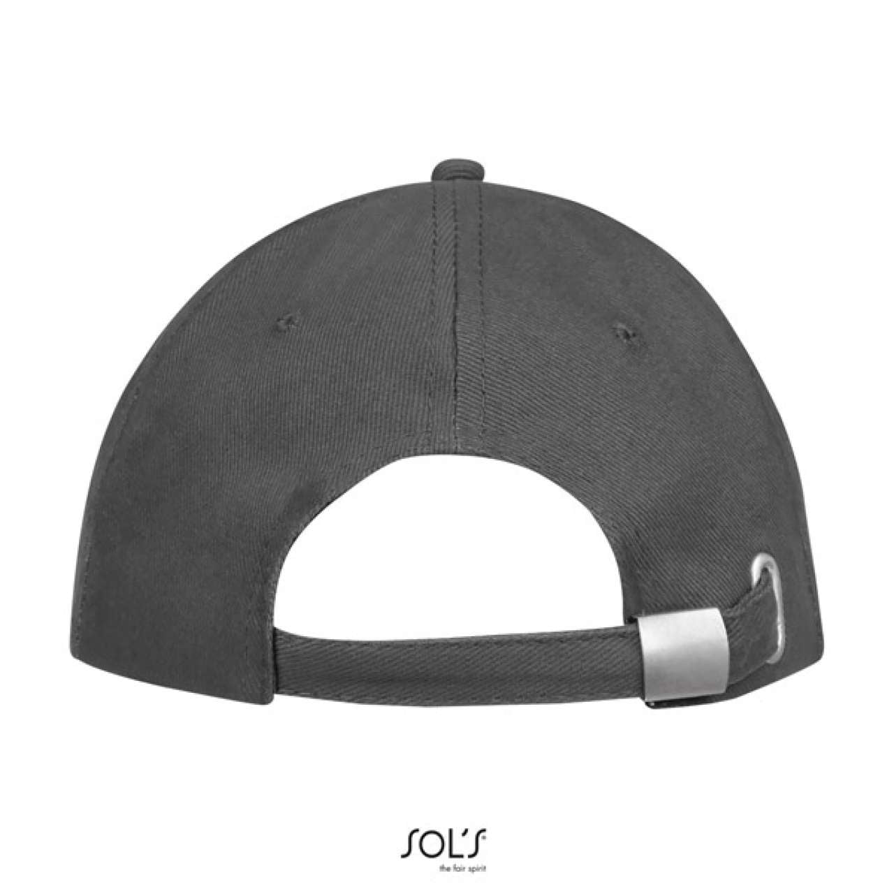 SOL'S BUFFALO - SIX PANEL CAP - Dark Grey/Orange - Additional
