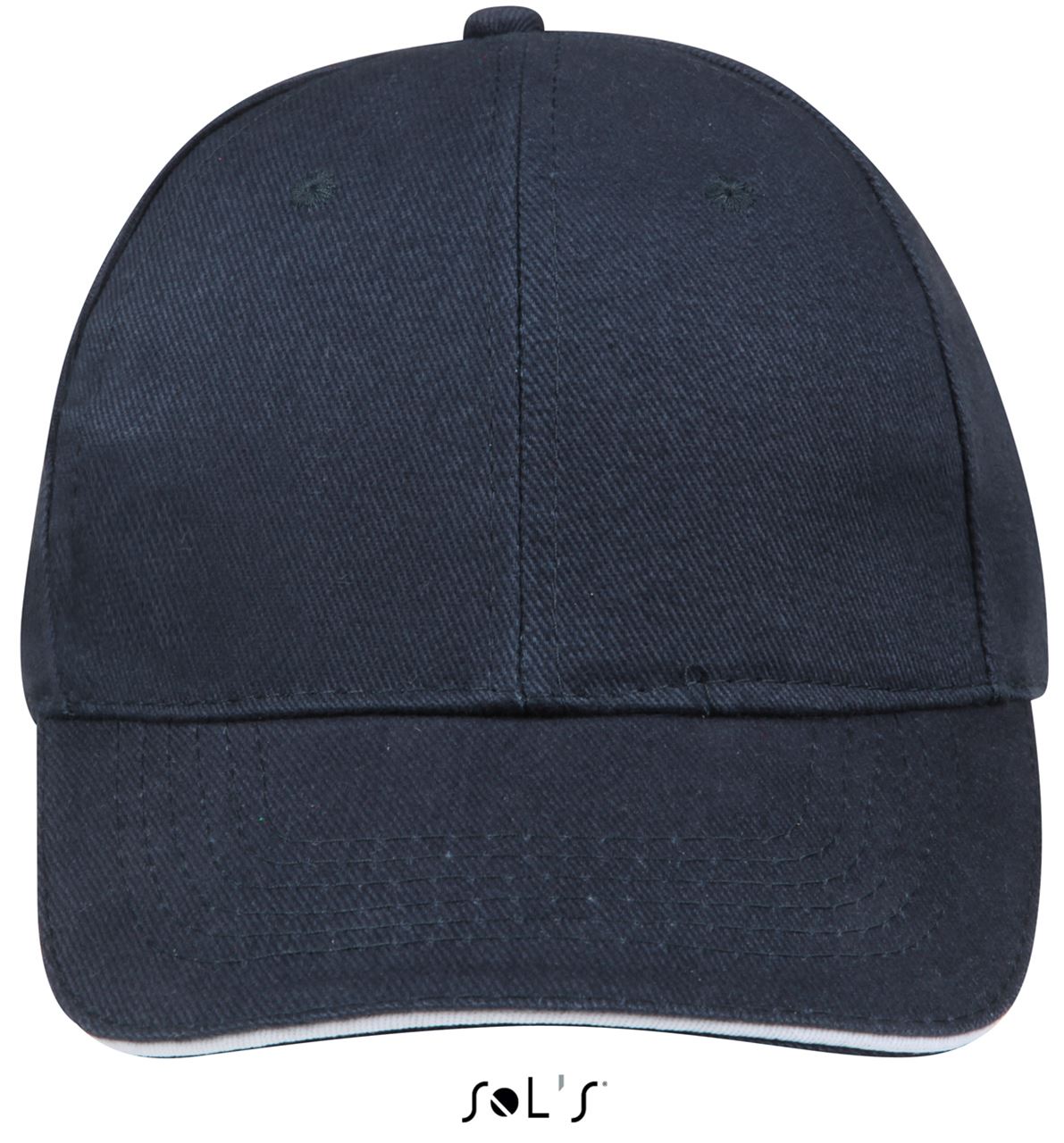 SOL'S BUFFALO - SIX PANEL CAP - French Navy/White - Main