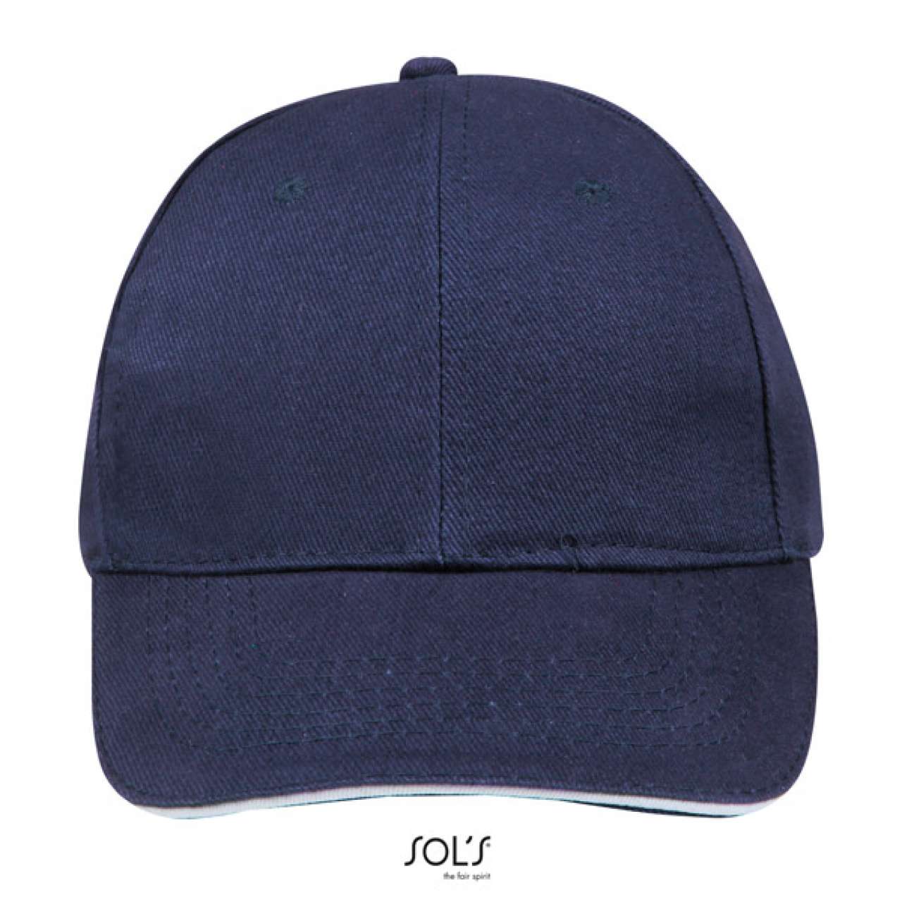 SOL'S BUFFALO - SIX PANEL CAP - French Navy/White - Additional