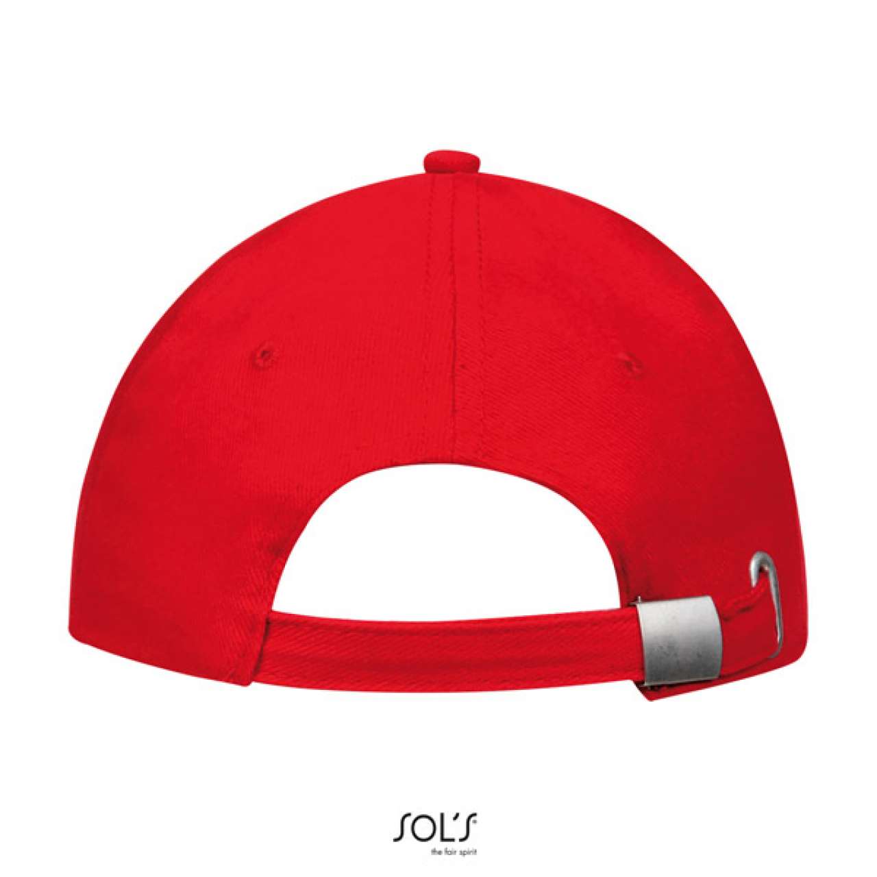 SOL'S BUFFALO - SIX PANEL CAP - Red/White - Additional