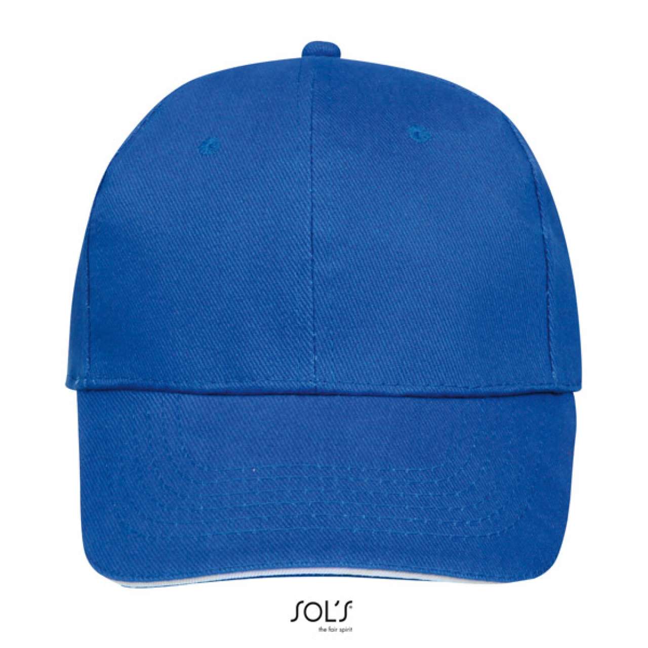 SOL'S BUFFALO - SIX PANEL CAP - Royal Blue/White - Additional