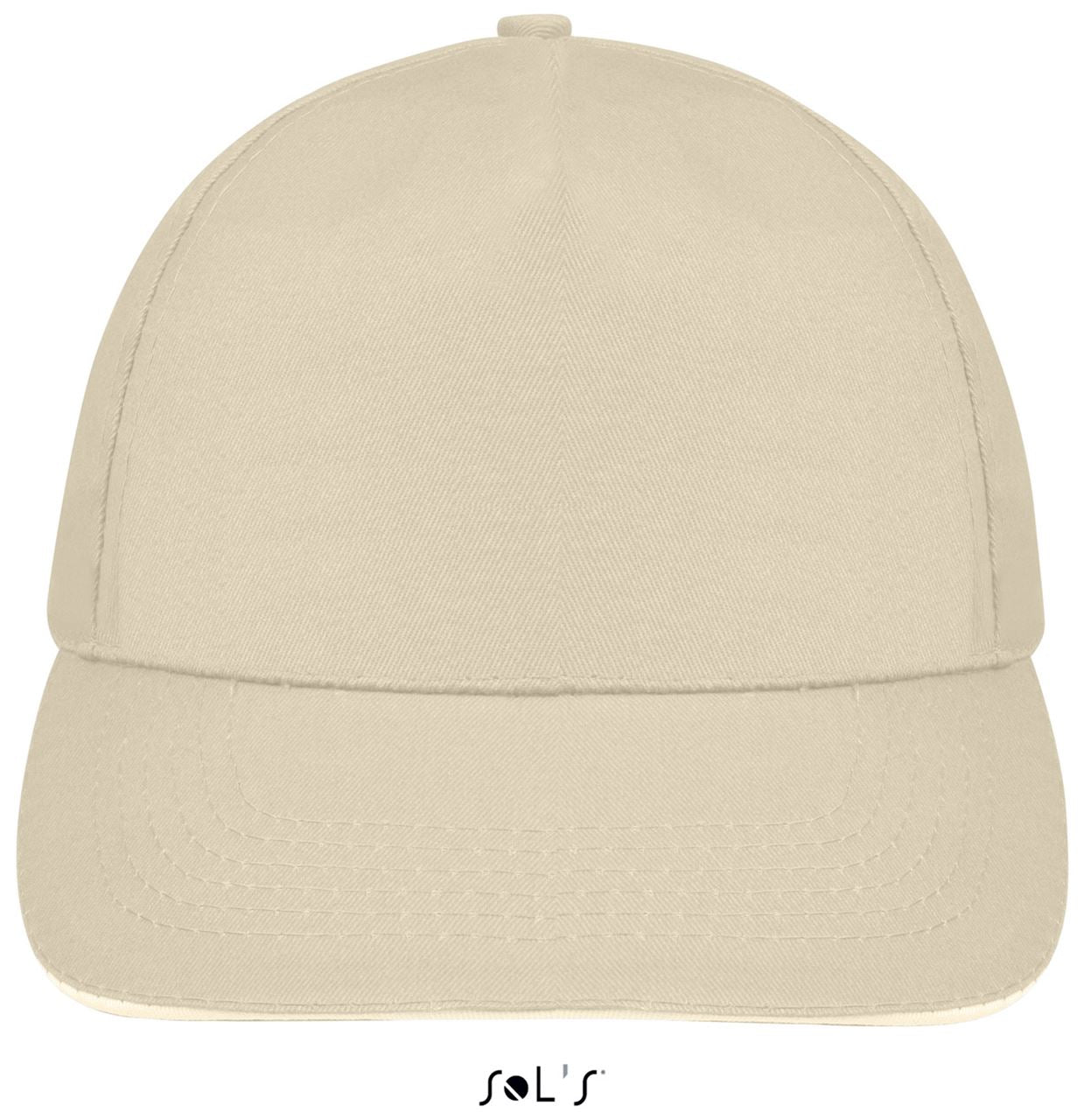 SOL'S SUNNY - FIVE PANEL CAP - Beige/White - Main