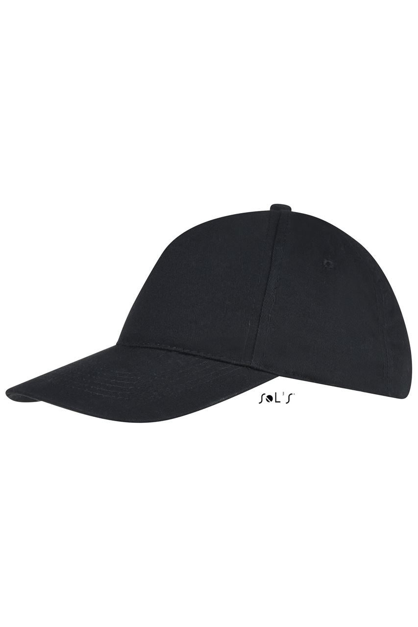 SOL'S SUNNY - FIVE PANEL CAP - Black - Additional