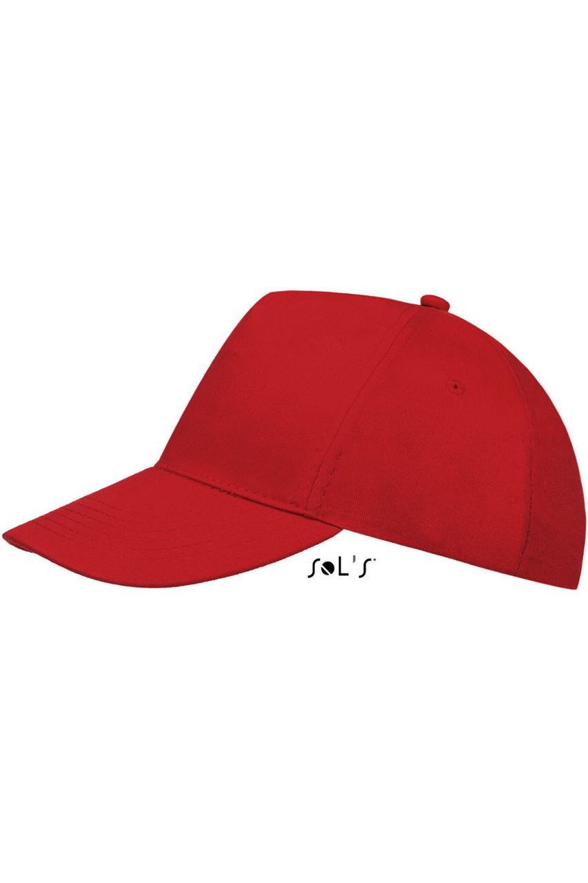 SOL'S BUZZ - FIVE PANEL CAP - Red - Additional