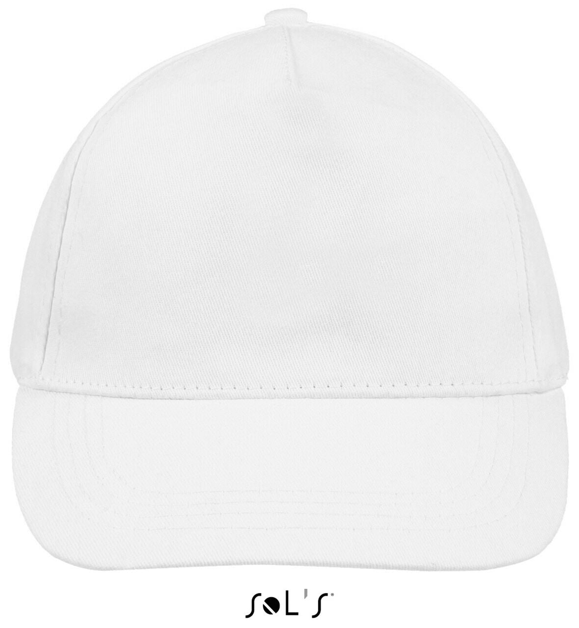 SOL'S BUZZ - FIVE PANEL CAP - White - Main