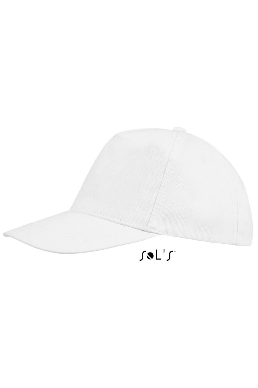 SOL'S BUZZ - FIVE PANEL CAP - White - Additional