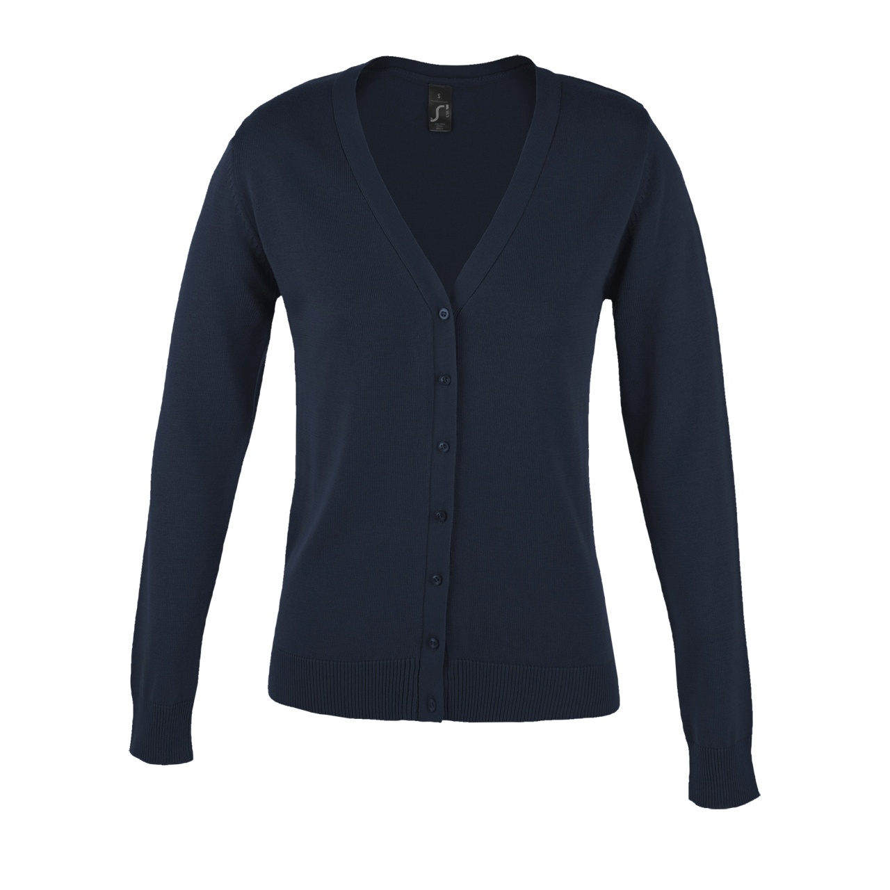 SOL'S GOLDEN WOMEN - V-NECK KNITTED CARDIGAN - Navy - Main