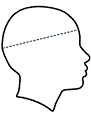 BABY BEANIE - White size chart