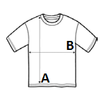 VILÁGOS PAMUT FELNŐTT PÓLÓ - Szénszürke size chart