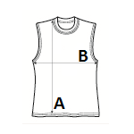 WOMEN'S COOL SMOOTH SPORTS VEST - Fire Red size chart