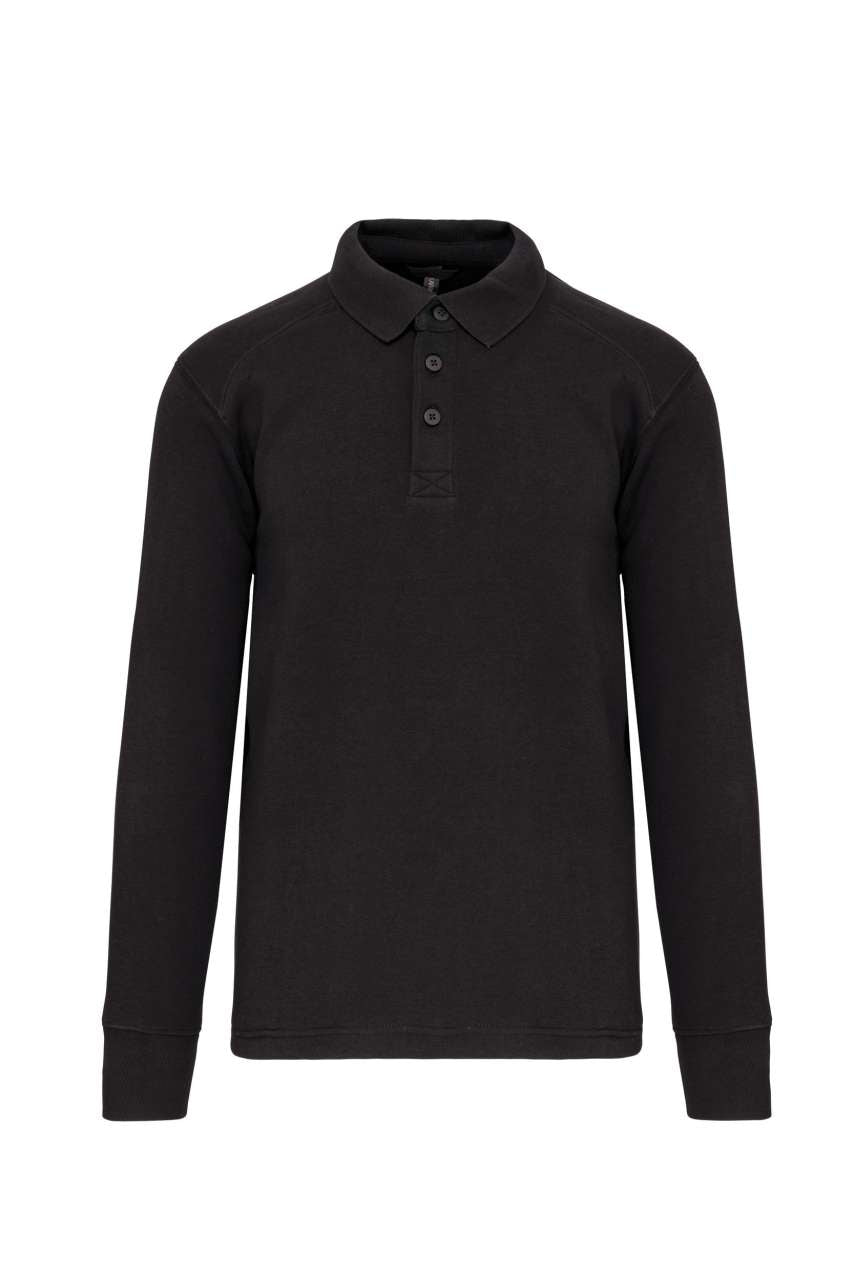 POLO NECK SWEATSHIRT - Dark Grey - colorimageurl