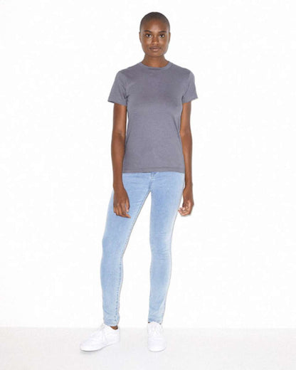WOMEN'S FINE JERSEY SHORT SLEEVE T-SHIRT - Navy - Additional