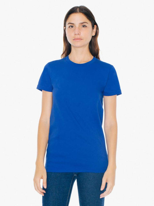 WOMEN'S FINE JERSEY SHORT SLEEVE T-SHIRT - Royal Blue - Main