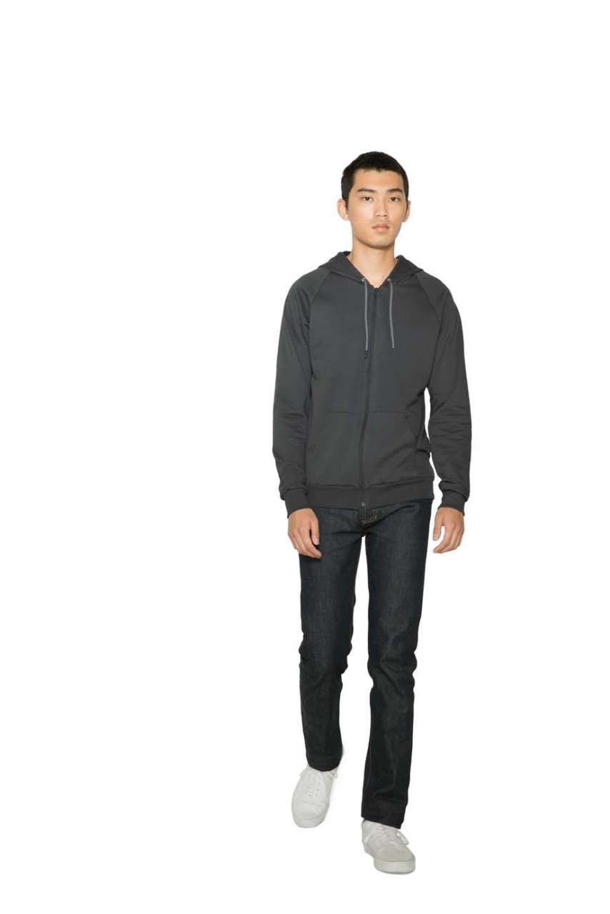 UNISEX CALIFORNIA FLEECE ZIP HOODED SWEATSHIRT - Black - Additional