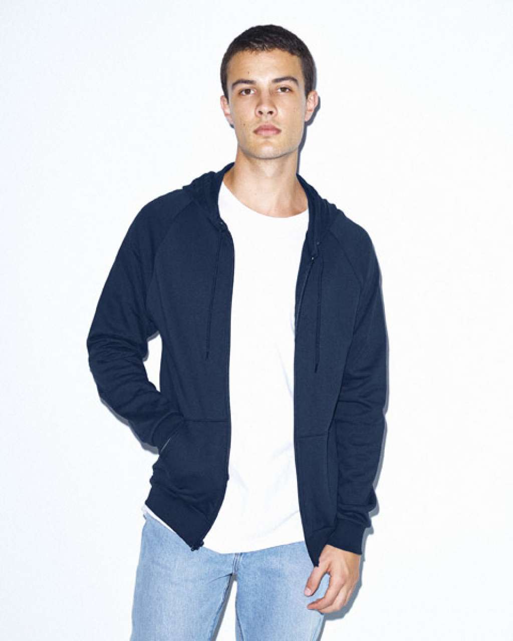 UNISEX CALIFORNIA FLEECE ZIP HOODED SWEATSHIRT - Black - Additional