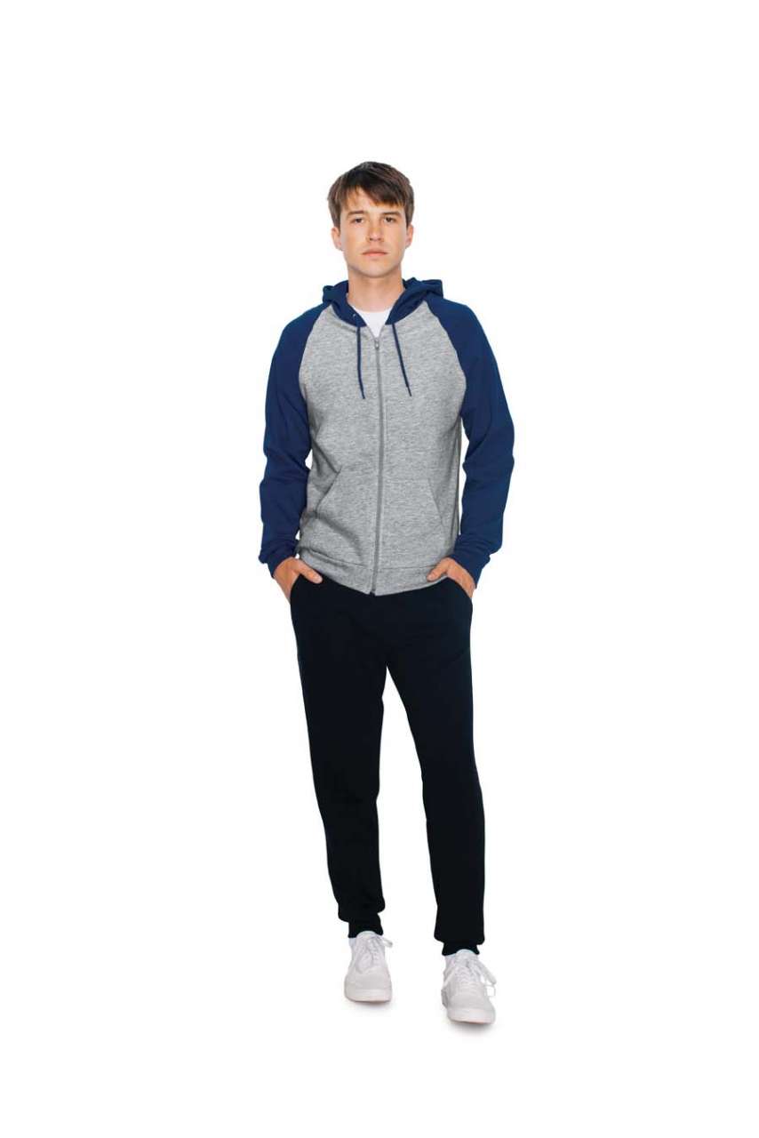 UNISEX CALIFORNIA FLEECE ZIP HOODED SWEATSHIRT - Red - Additional