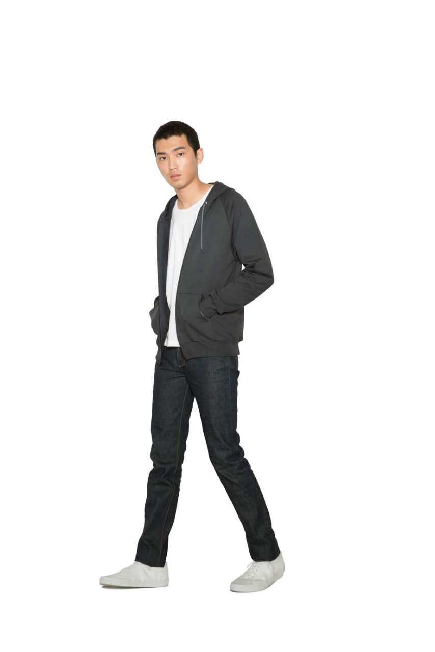 UNISEX CALIFORNIA FLEECE ZIP HOODED SWEATSHIRT - Black - Additional