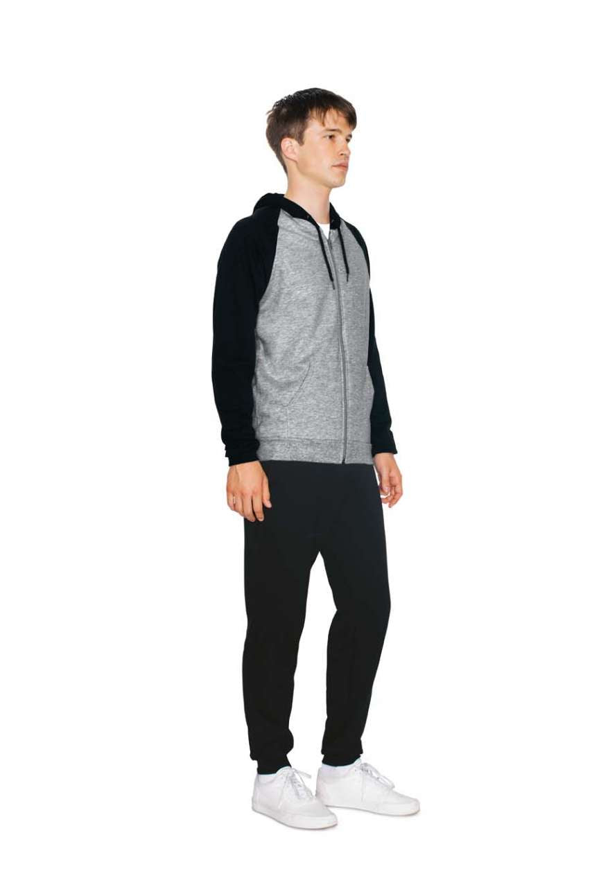 UNISEX CALIFORNIA FLEECE ZIP HOODED SWEATSHIRT - Black - Additional