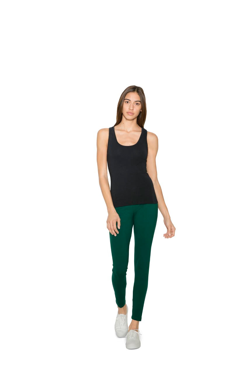 WOMEN'S COTTON SPANDEX TANK TOP - Coral - Additional
