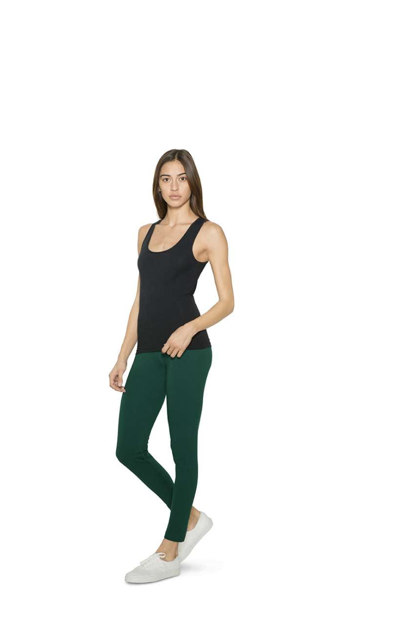 WOMEN'S COTTON SPANDEX TANK TOP - Coral - Additional