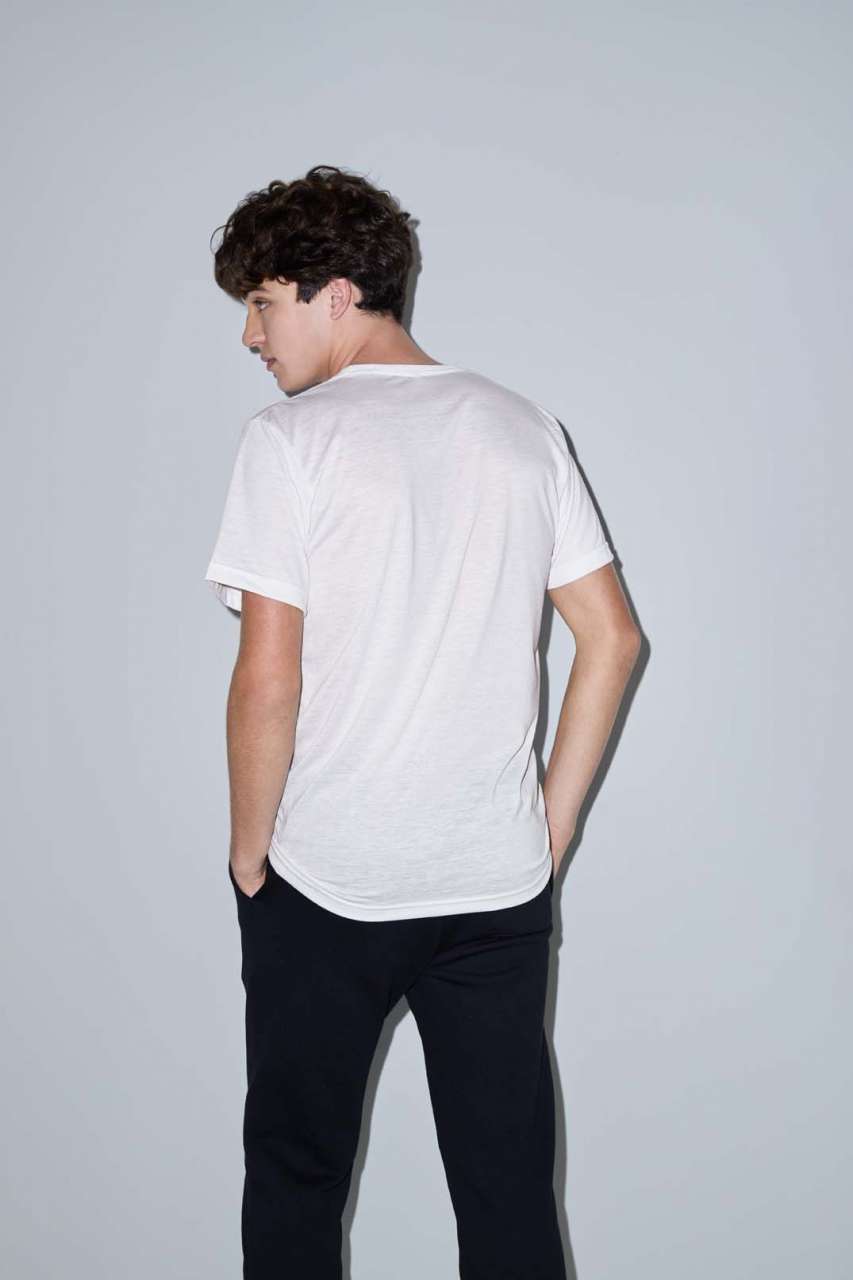 UNISEX SUBLIMATION SHORT SLEEVE T-SHIRT - White - Additional