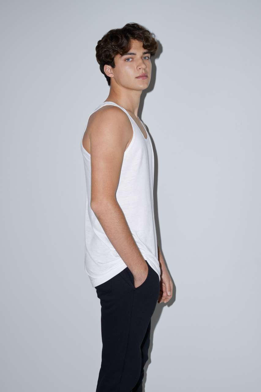 UNISEX SUBLIMATION TANK - White - Additional