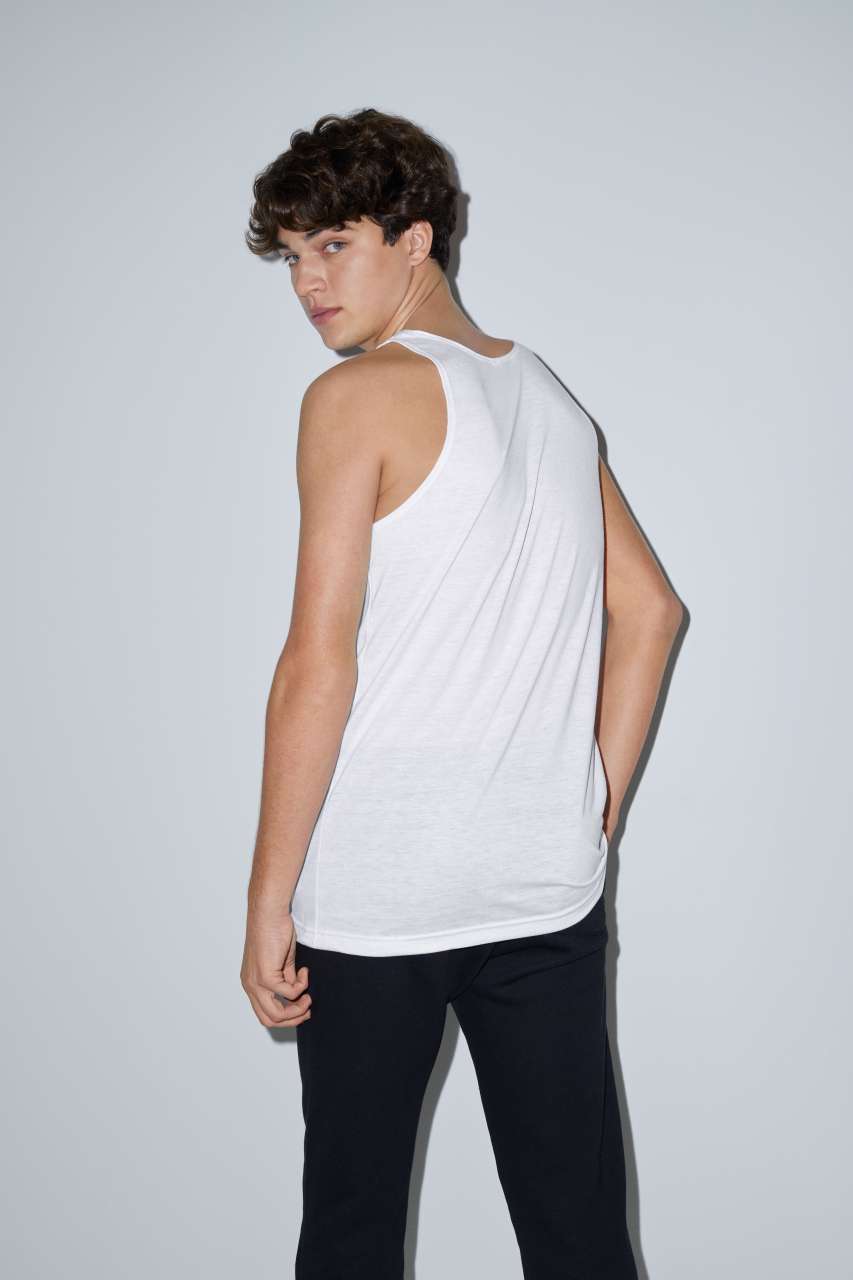 UNISEX SUBLIMATION TANK - White - Additional