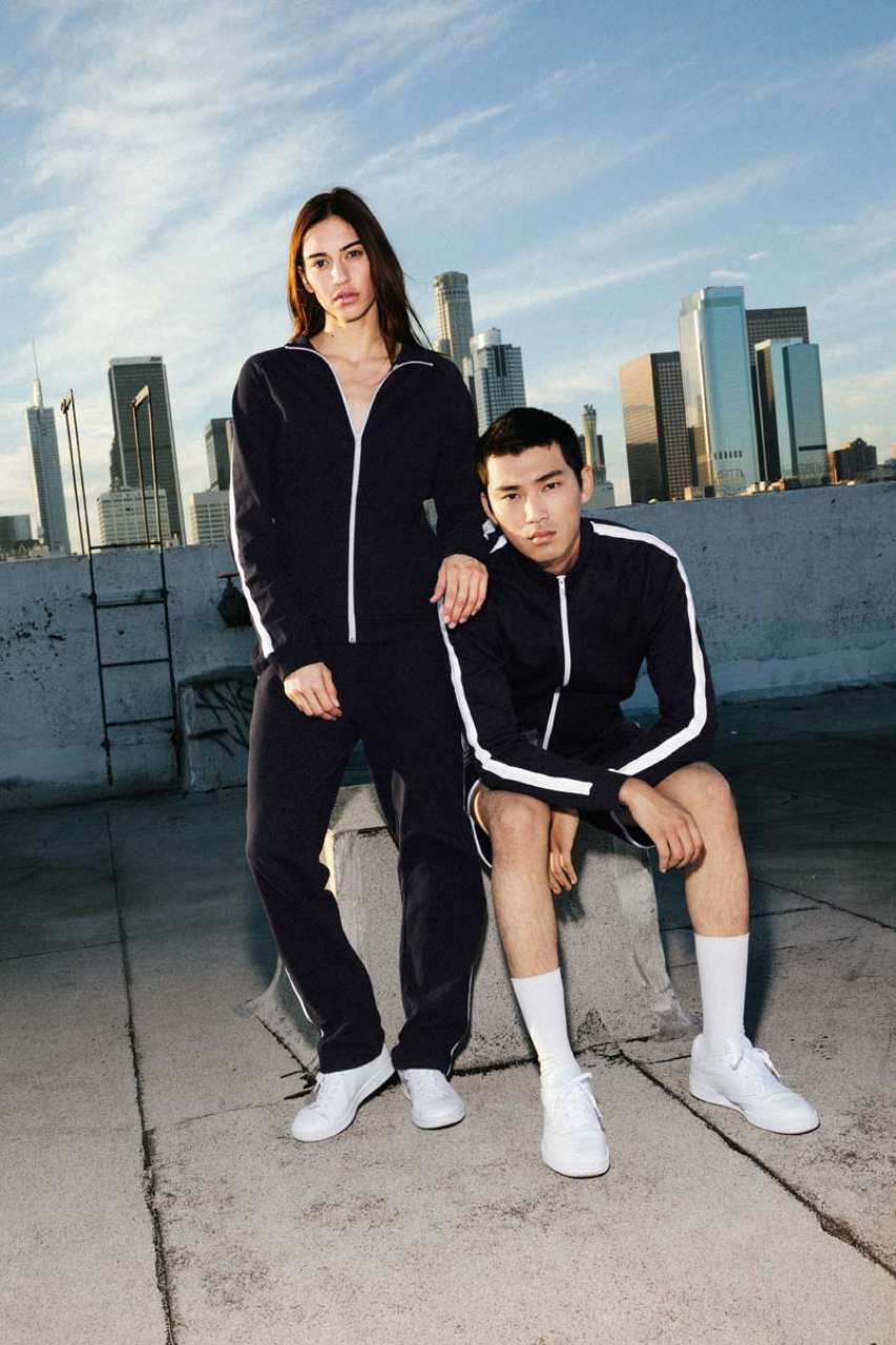 UNISEX INTERLOCK BASKETBALL SHORTS - Navy/White - Additional