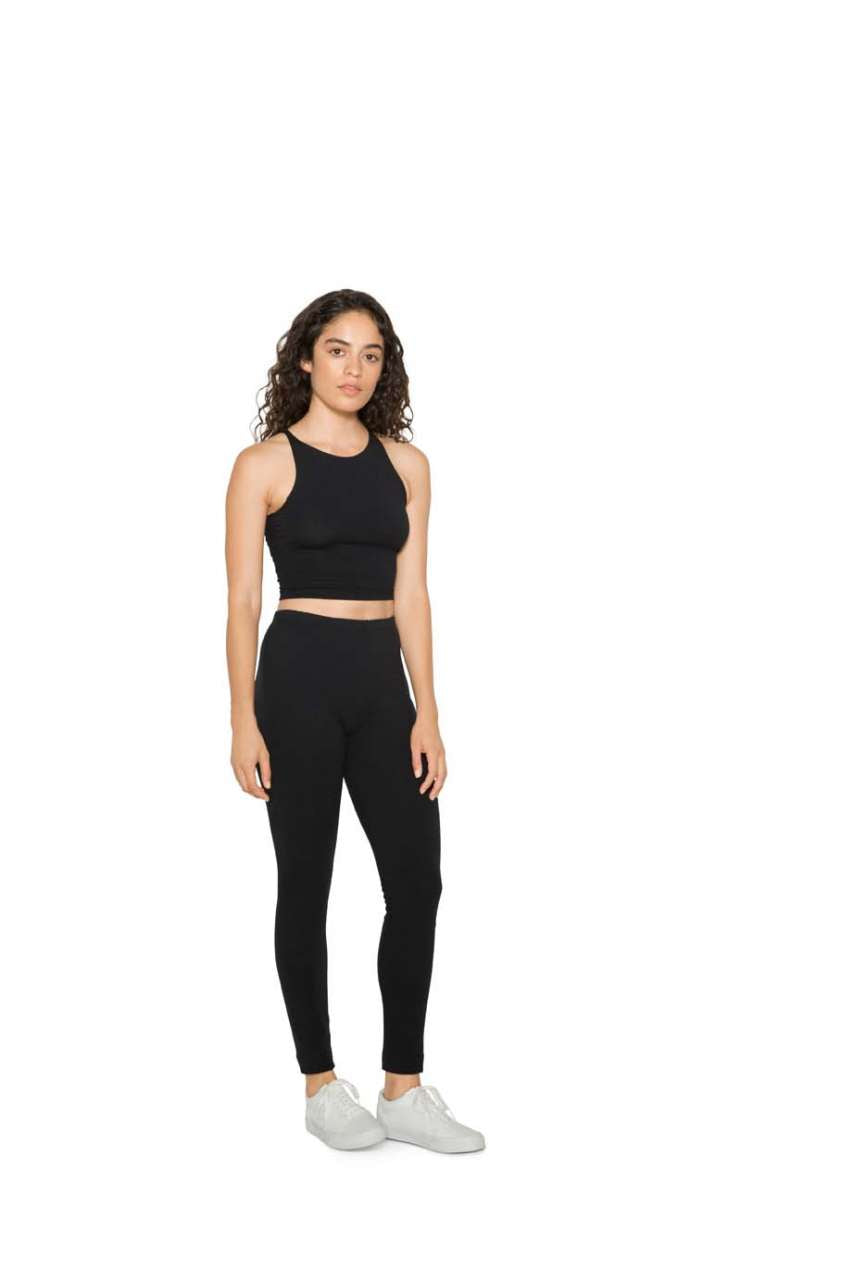 WOMEN'S COTTON SPANDEX WINTER LEGGING - Charcoal - Additional