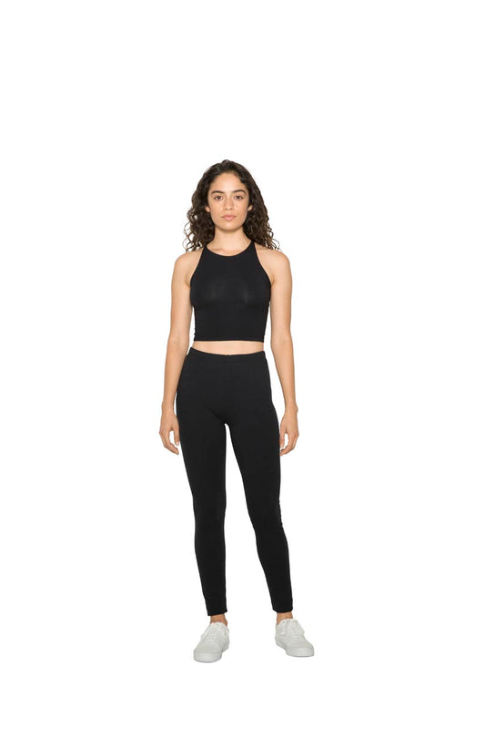 WOMEN'S COTTON SPANDEX WINTER LEGGING - Charcoal - Main