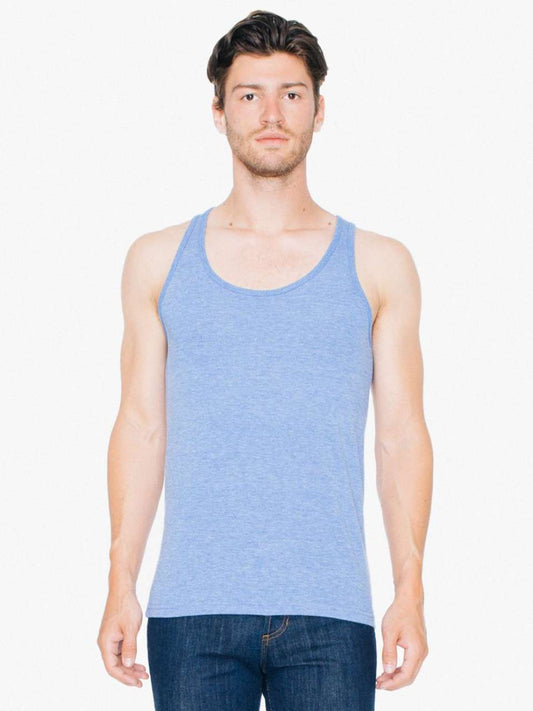 UNISEX TRI-BLEND TANK TOP - Athletic Blue - Main