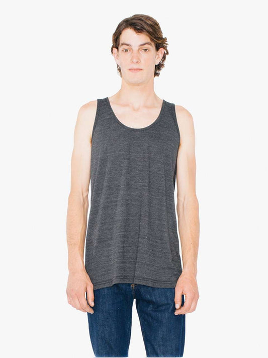UNISEX TRI-BLEND TANK TOP - Tri-Black - Main