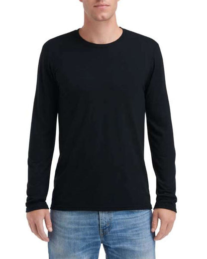ADULT TRI-BLEND LONG SLEEVE TEE - Black - colorimageurl