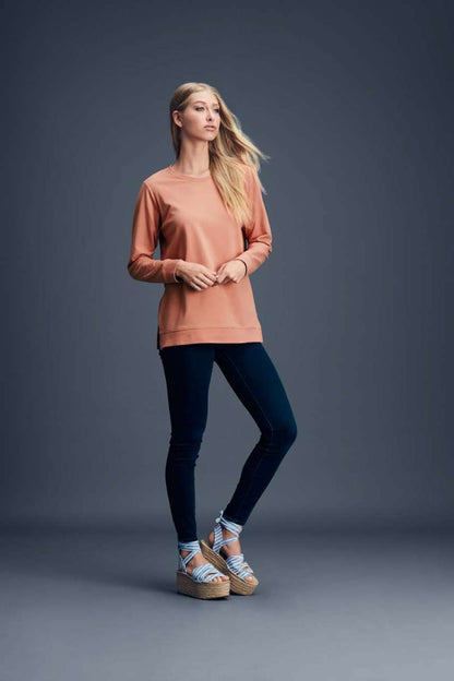 UNISEX LIGHT TERRY CREW - Black - Additional