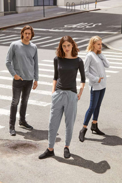 UNISEX LIGHT TERRY CREW - Black - Additional