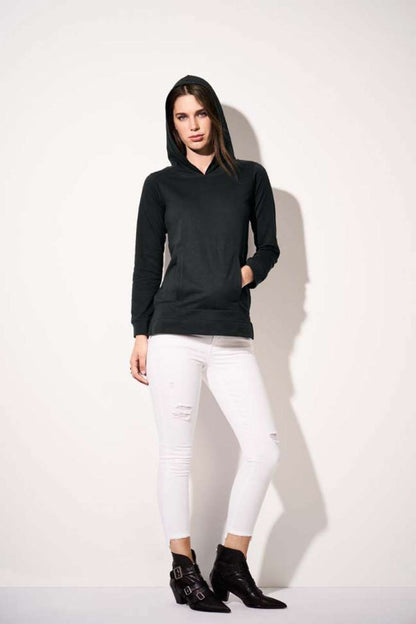 UNISEX LIGHT TERRY HOOD - Black - Additional