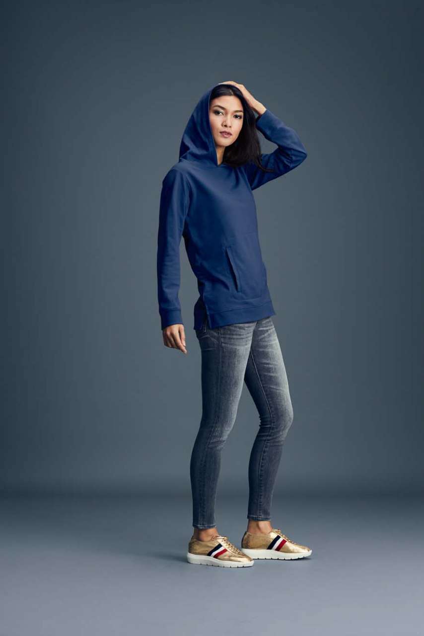 UNISEX LIGHT TERRY HOOD - Black - Additional