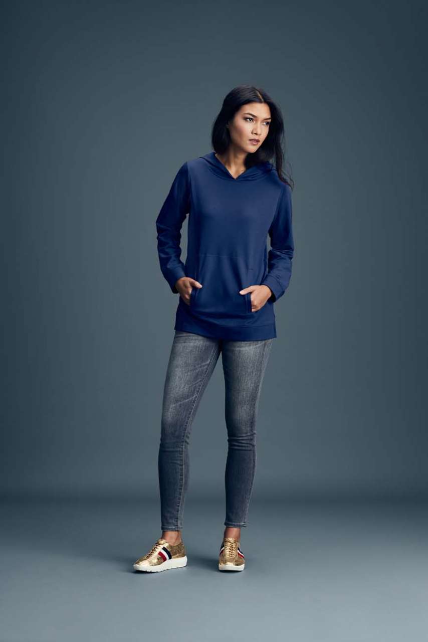 UNISEX LIGHT TERRY HOOD - Heather Graphite - Additional