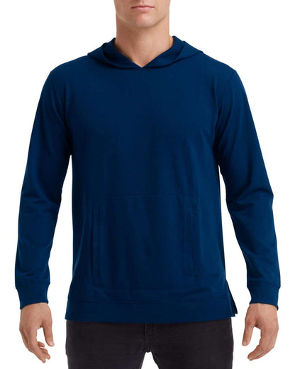UNISEX LIGHT TERRY HOOD - Navy - Main