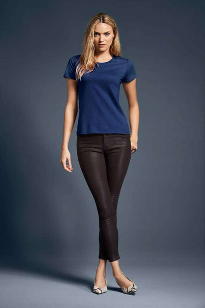 WOMEN'S LIGHTWEIGHT TEE - Heather Blue - Additional