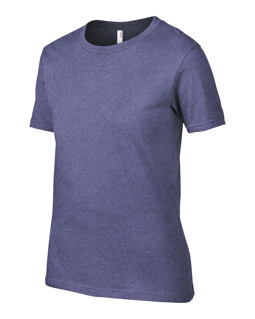 WOMEN'S LIGHTWEIGHT TEE - Heather Blue - Additional