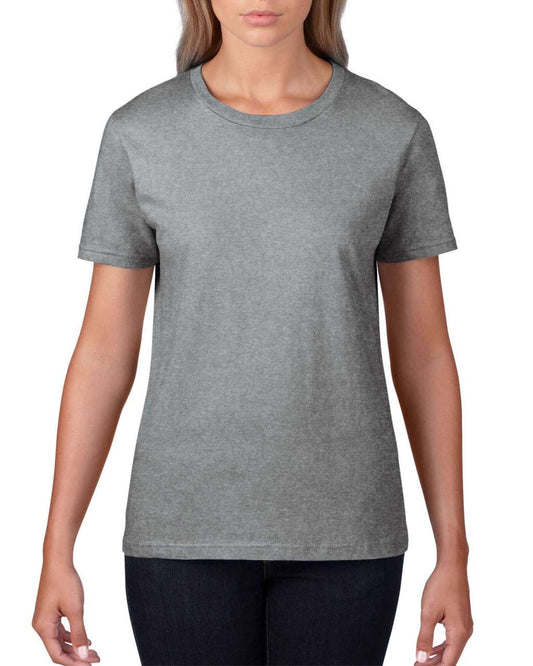 WOMEN'S LIGHTWEIGHT TEE - Heather Graphite - Main