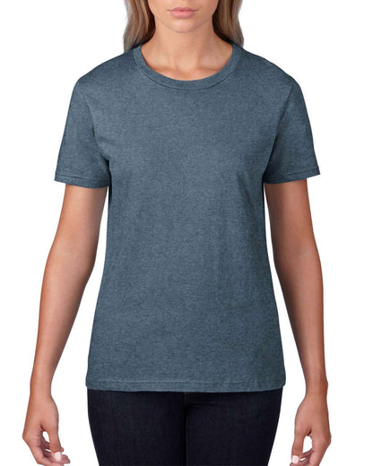 WOMEN'S LIGHTWEIGHT TEE - Heather Navy - Main