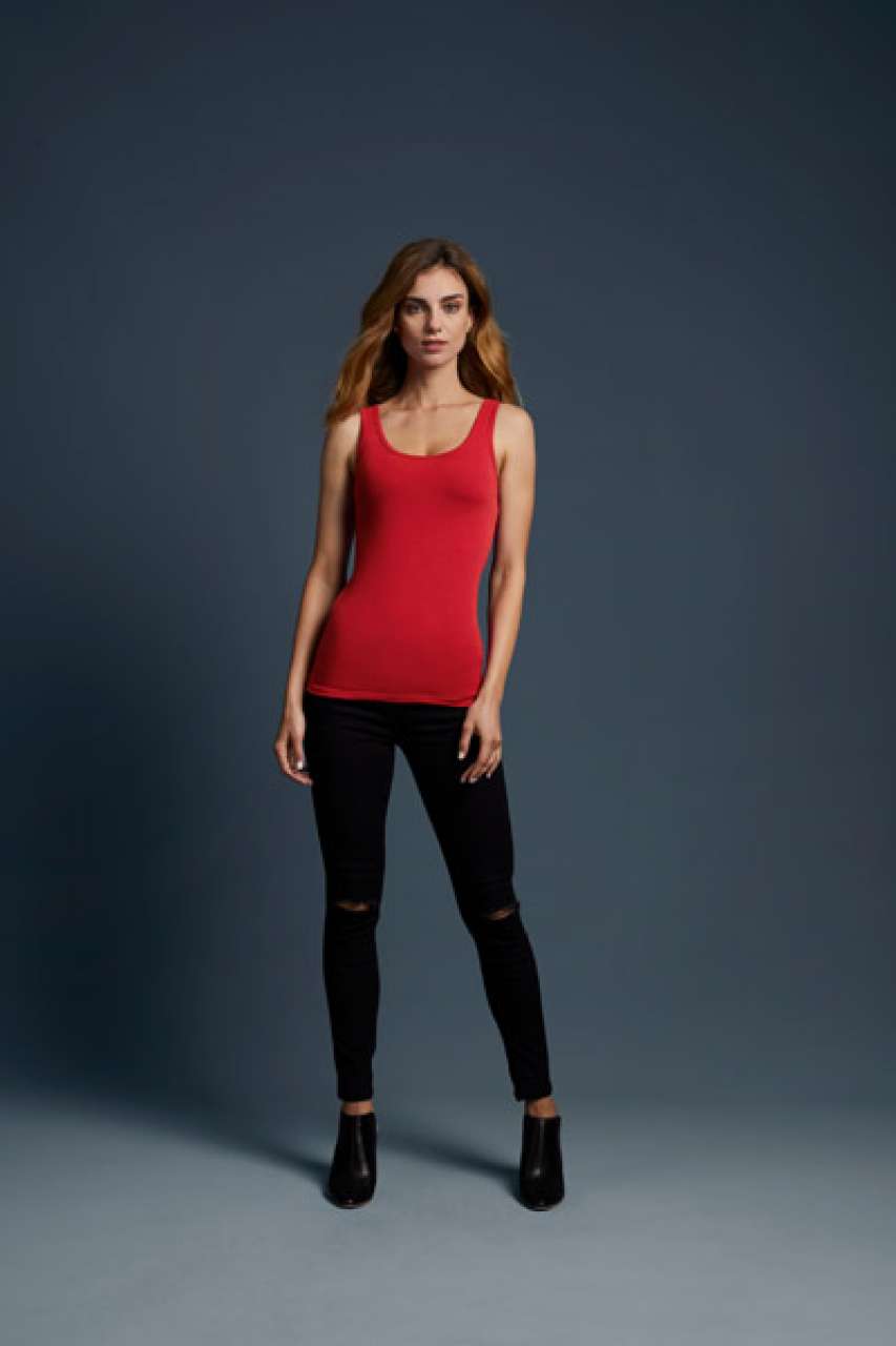 WOMEN'S STRETCH TANK - City Green - Model