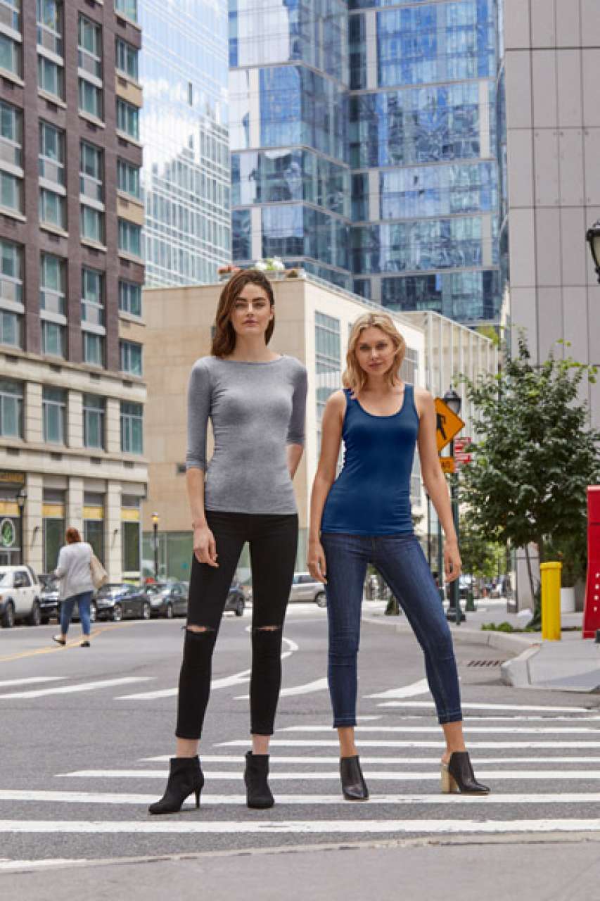 WOMEN'S STRETCH TANK - City Green - Additional