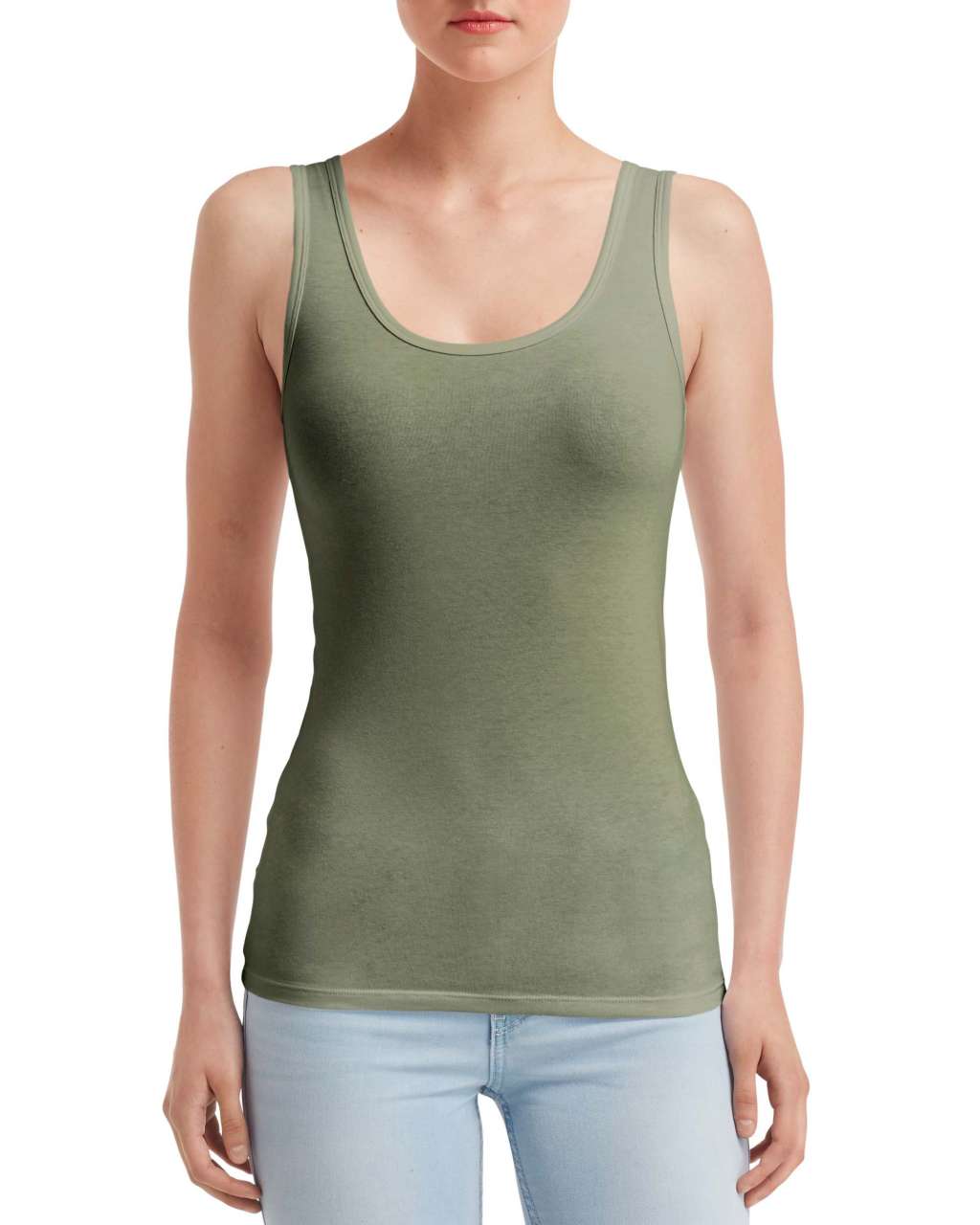 WOMEN'S STRETCH TANK - City Green - Main