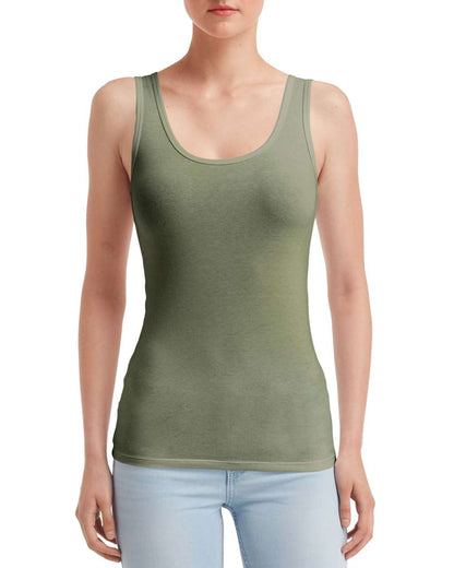 WOMEN'S STRETCH TANK - City Green - Main