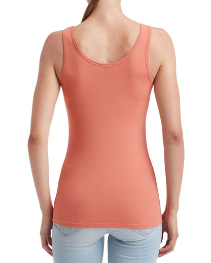 WOMEN'S STRETCH TANK - Terracotta - Additional