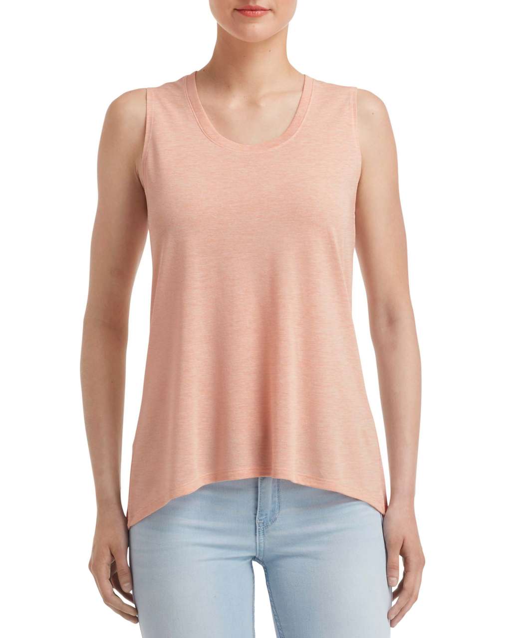 WOMEN'S FREEDOM SLEEVELESS TEE - Dusty Rose - Main