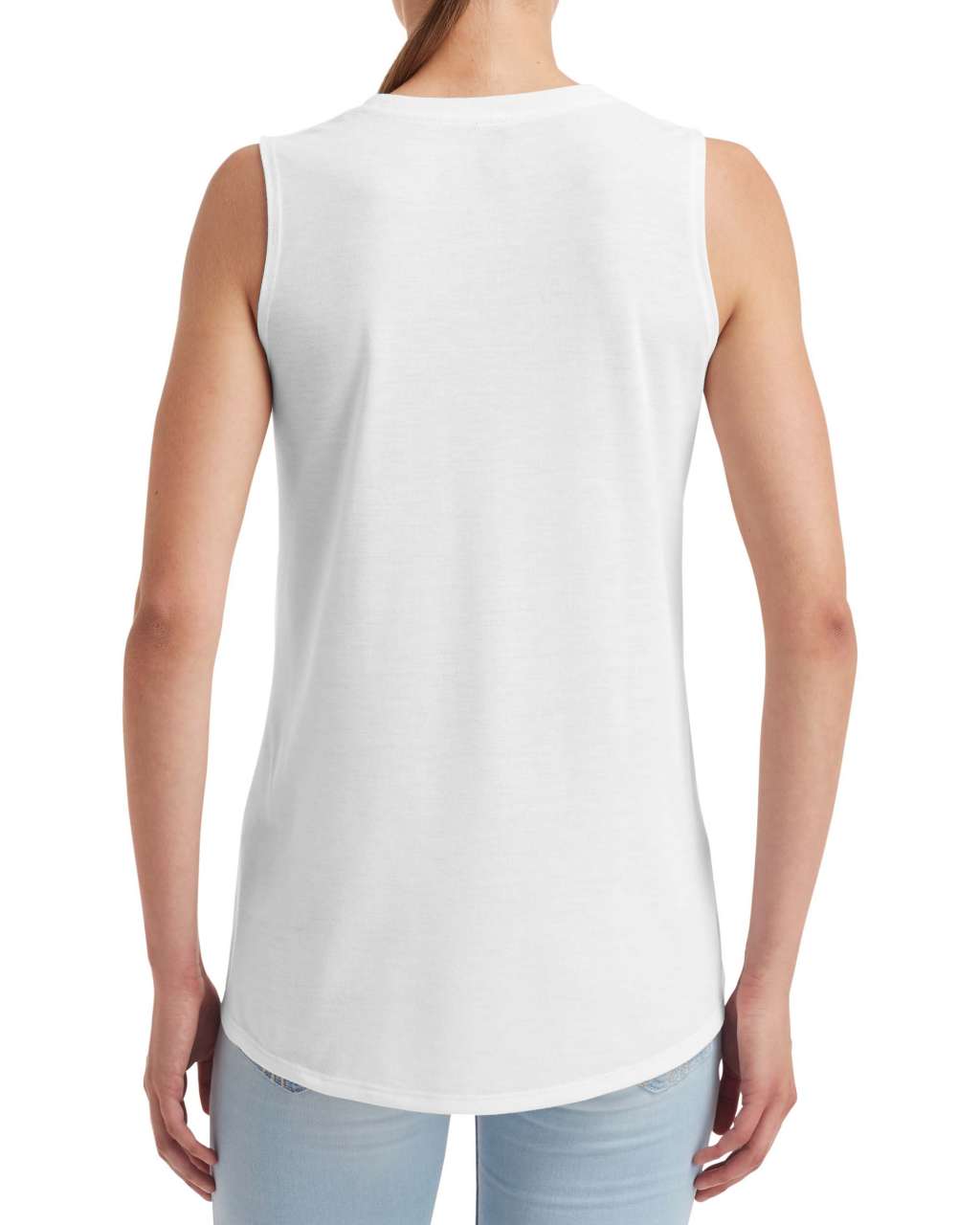 WOMEN'S FREEDOM SLEEVELESS TEE - White - Additional